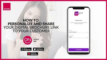 Avon On App | Tutorials | How to Share Digital Brochure