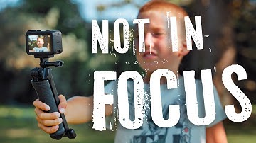 Why are Action Cameras out of Focus - DJI Osmo Action 4 example