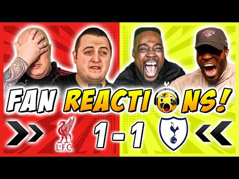Liverpool & Spurs Fans Reactions to Liverpool 1-1 Tottenham | Premier League Fan Reactions thumbnail