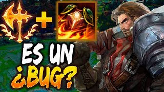 GAREN CON RUNA CONQUISTADOR TIENE UN DAÑO ABSURDO! CAPA SOLAR BUG! gameplay   lol   eldelabarrapan