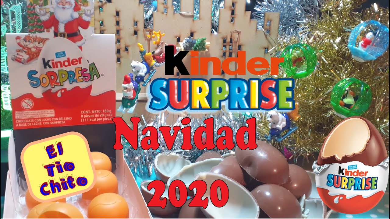 Huevo de chocolate Kinder Sorpresa navidad 20 g