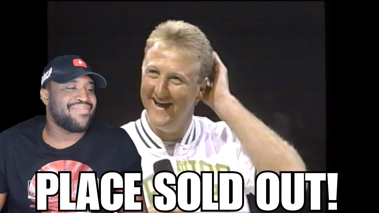 EMOTIONAL REACTION! Larry Bird Retirement Ceremony YouTube