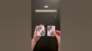 The Paintbrush Switch - Card Trick Tutorial #magic #tricks #tutorial