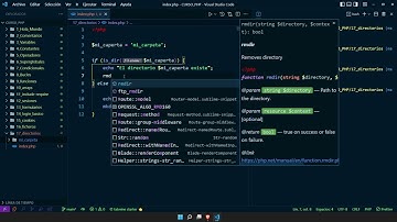 Manejo de directorios en PHP