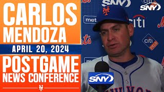 Mets manager Carlos Mendoza reveals Francisco Alvarez surgery, talks another Mets win over LA | SNY