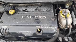 Car For Parts - Chrysler VOYAGER 2001 2.5L 104kW Diesel Mechanical