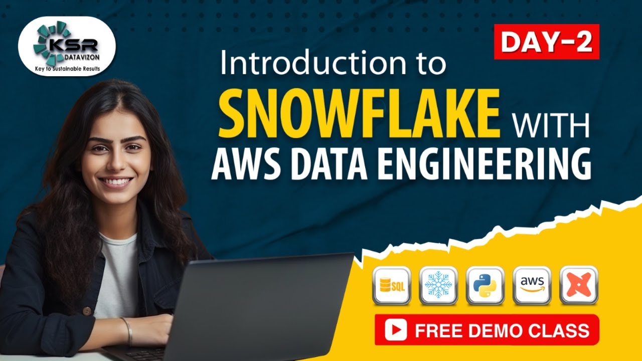 Snowflake With AWS Data Engineering 2024 - Day 2 | Free Demo Session - Cloud Data Engineering