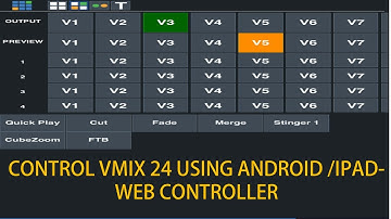HOW TO CONTROL VMIX 24  USING ANDROID/IPAD -WEB CONTROLLER