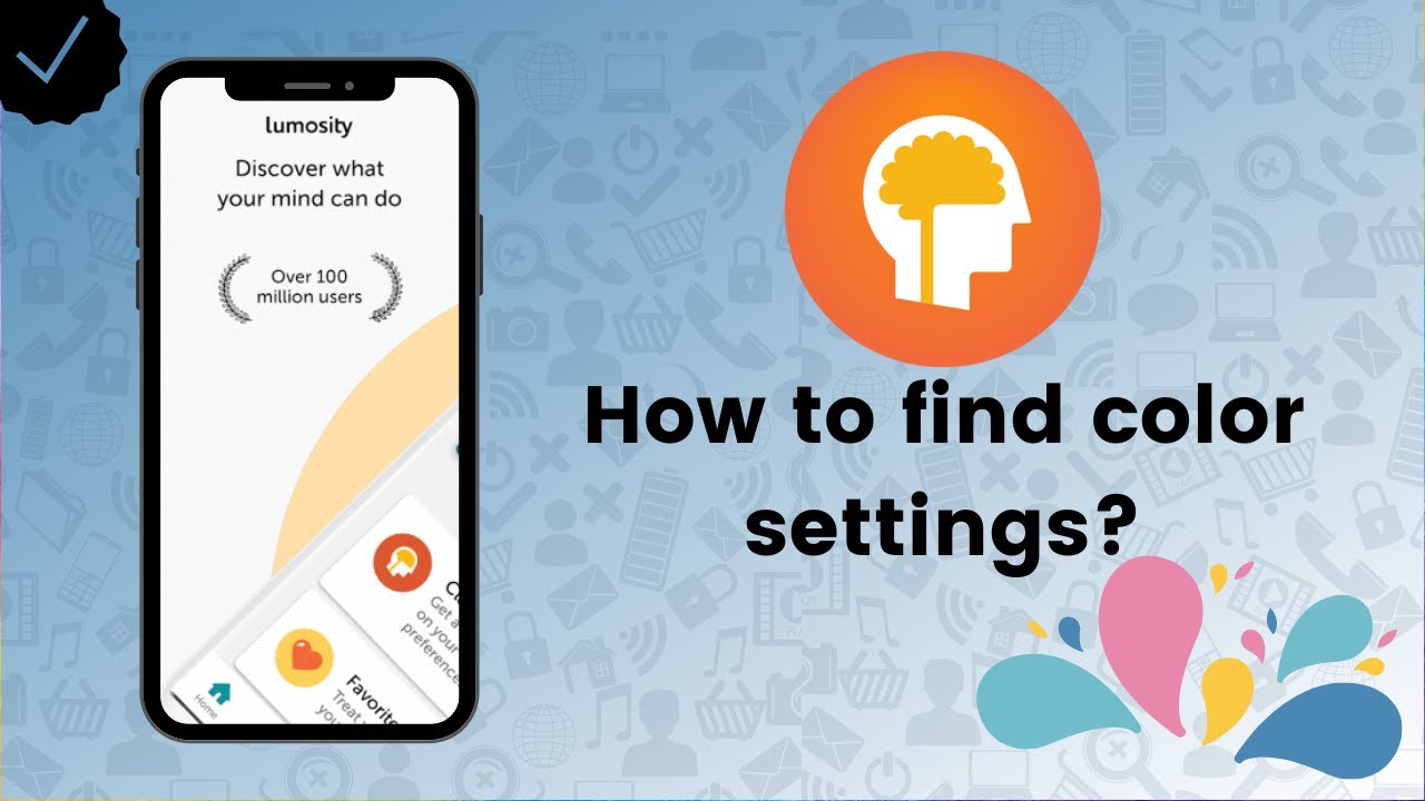 How to find color settings on Lumosity? - Lumosity Tips