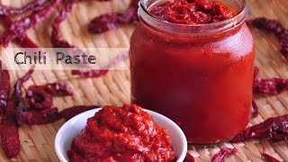 Dried Red Chilli Paste Chili Paste - Essential Basic Recipe
