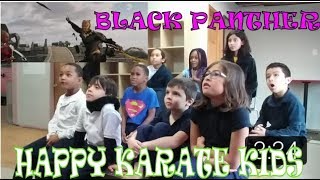 Black Panther TV RISE Trailer Reaction Happy Karate Kids