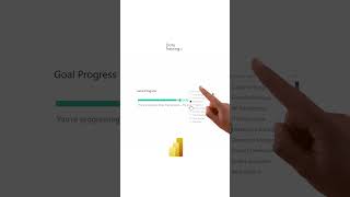 Goal Progress KPI Tracking in Power BI