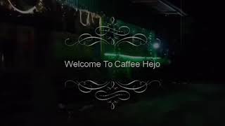 Suasana cafe hejo malam hari