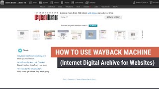 How to Use Wayback Machine (Website History) screenshot 5