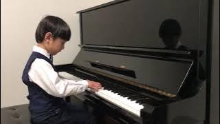 Mozart, Rondo in D major, 4:54, performed by Jinglin (Jerry) Wang, 6.5 years old.