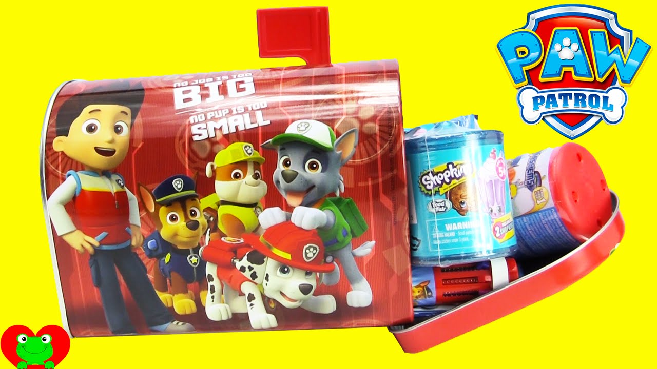opening day nfl Paw Patrol Mail Box Surprises with Shopkins and more