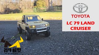 1/12 Scale MN82 Toyota Land Cruiser LC79 review and test run and a new trailer build in the works