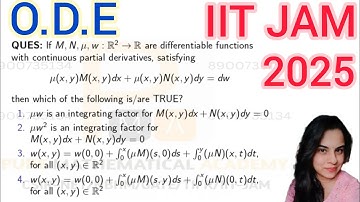 IIT JAM 2025 ODE Q.No 32 Solution | IIT JAM 2025 Mathematics ODE Q.No 32 | Section B Solution