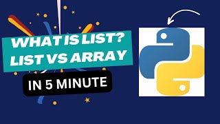 5 MIN PYTHON SERIES: LISTS,LIST VS ARRAY DIFFERENCE AND DYNAMIC MEMORY ALLOCATION IN LIST.