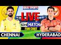 🔴Chennai vs Hyderabad Live Match, IPL 2026 Fan Chat | CSK vs SRH Live | Live Cricket Match Today