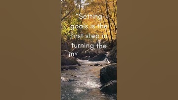 Setting goals is the first step in turning the invisible into the visible.”    #tonyrobbins #shorts