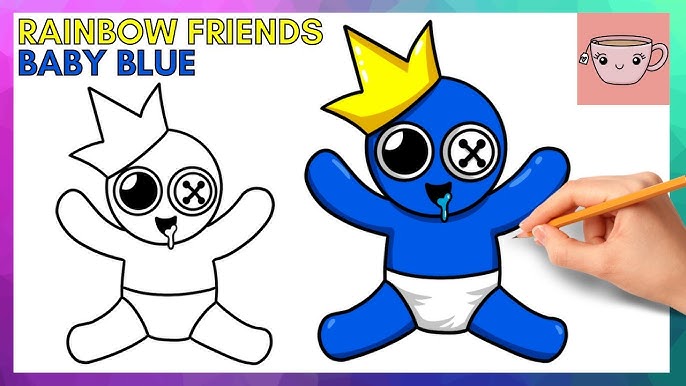 How to make blue from rainbow friends in Roblox #rainbowfriends #Roblo