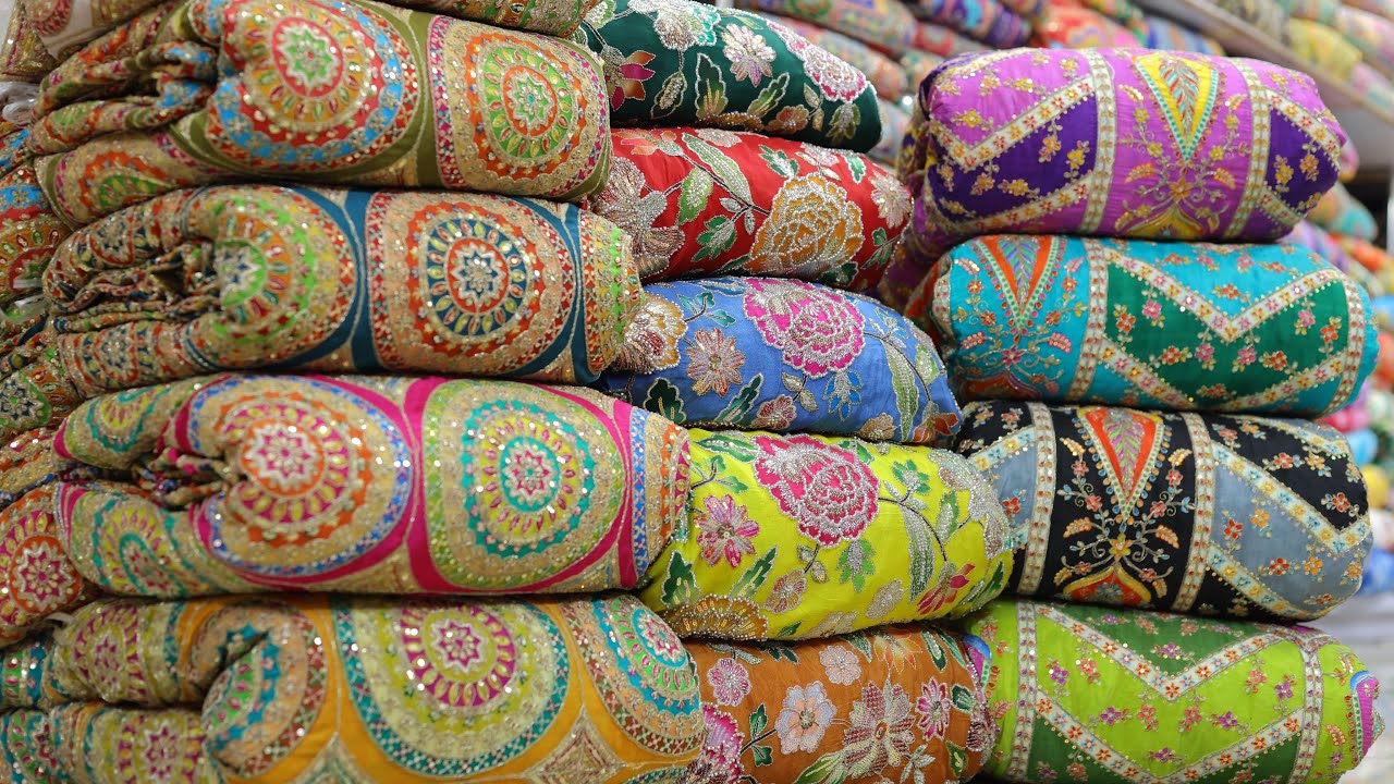 New Latest Designer Beads & position Printed  Fabrics | Fabrics | Wholesale Market