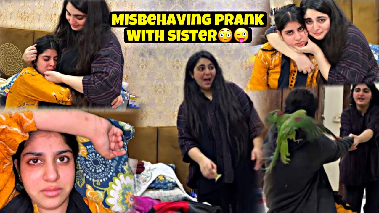 Misbehaving Prank with my Sister😱|Meerab Ronay lag gaye🙁|Babies ka names select kr leye😍