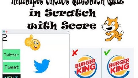 Scratch - Multiple Choice Quiz Tutorial  #quizwithoptinsinscratch #How to #Make a Quiz on Scratch!