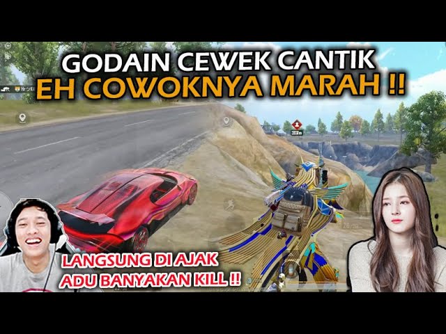 GODAIN CEWEK CANTIK DI PUBG EH MALAH COWOKNYA MARAH LANGSUNG NGAJAK ADU BANYAKAN KILL - PUBG MOBILE class=