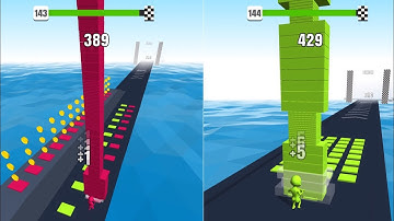 Stack Colors : Gameplay Walkthrough Part 14 - All Level (Android & iOS)