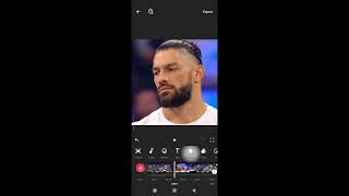 How to make a Roman Reigns edit in the InShot app screenshot 1