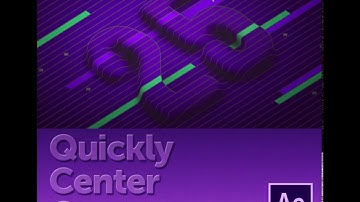 Quickly center your content in an After effects composition.