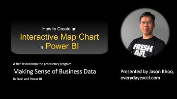How to create an interactive map chart in Power BI