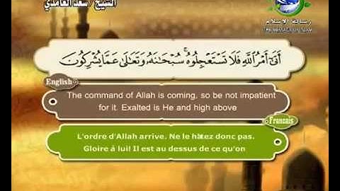 سورة النحل ١٦ سعد الغامدي