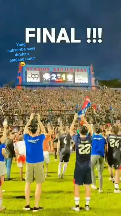 MERINDING!! EUFORIA PEMAIN AREMA & Aremania menyambut final piala presiden 2022. Bismillah juara