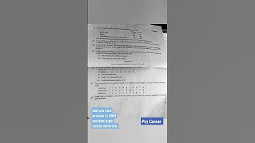 #2ndsem #stati #previousyearquestionpaper #bscpsychology #2020 #shorts