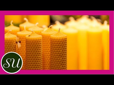 DIYの無毒なキャンドルチュートリアル|蜜蝋キャンドルの作り方