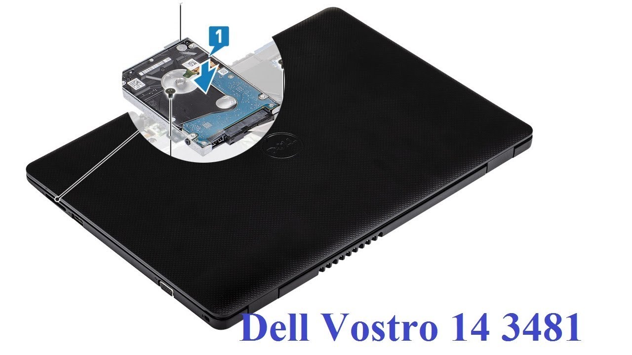 Dell Vostro 14 3481 Hard Drive replacement Laptop repair YouTube