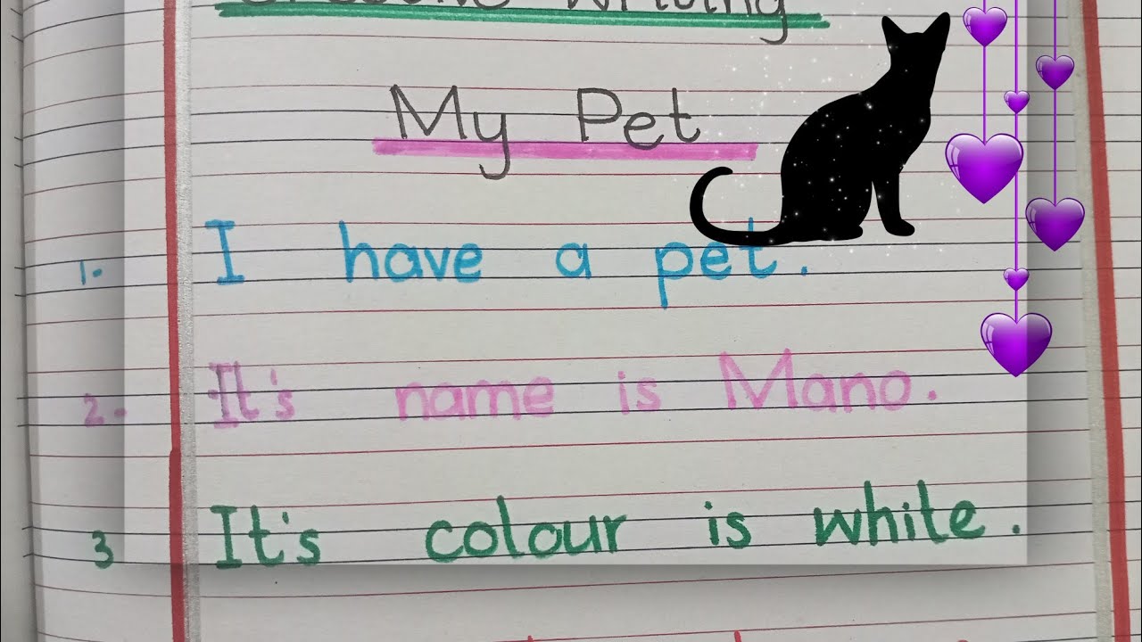 my pet essay for class 7 cat