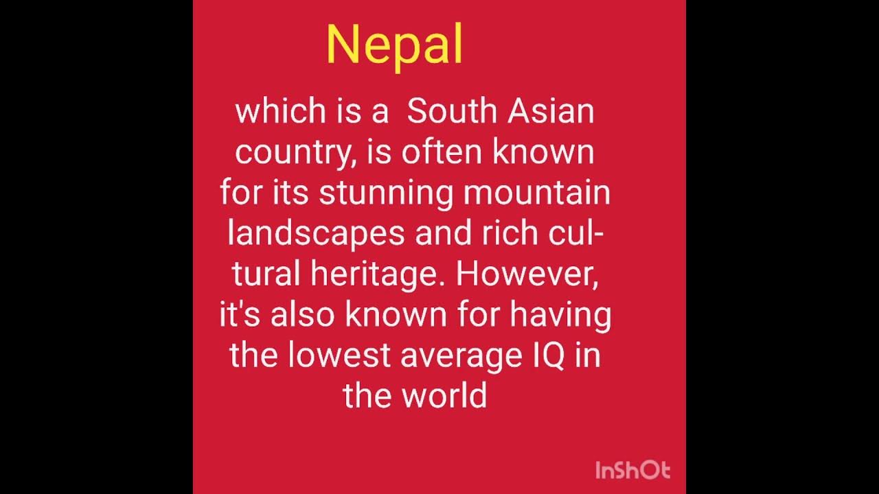 what-country-has-lowest-or-least-iq-youtube