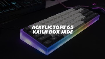 TOFU65 + Kailh Box Jade Switches + ePBT ABS Keycaps!