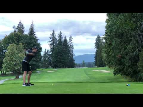 Crushed Drive on Hole 18 at Seymour Golf and Country Club | September 25, 2021