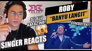 ROBY - BANYU LANGIT (Didi Kempot) - X Factor Indonesia 2021 |SINGER REACTION