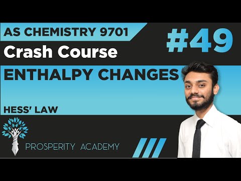 Hess's law | Enthalpy Changes | 9701 AS Chemistry Urdu/Hindi