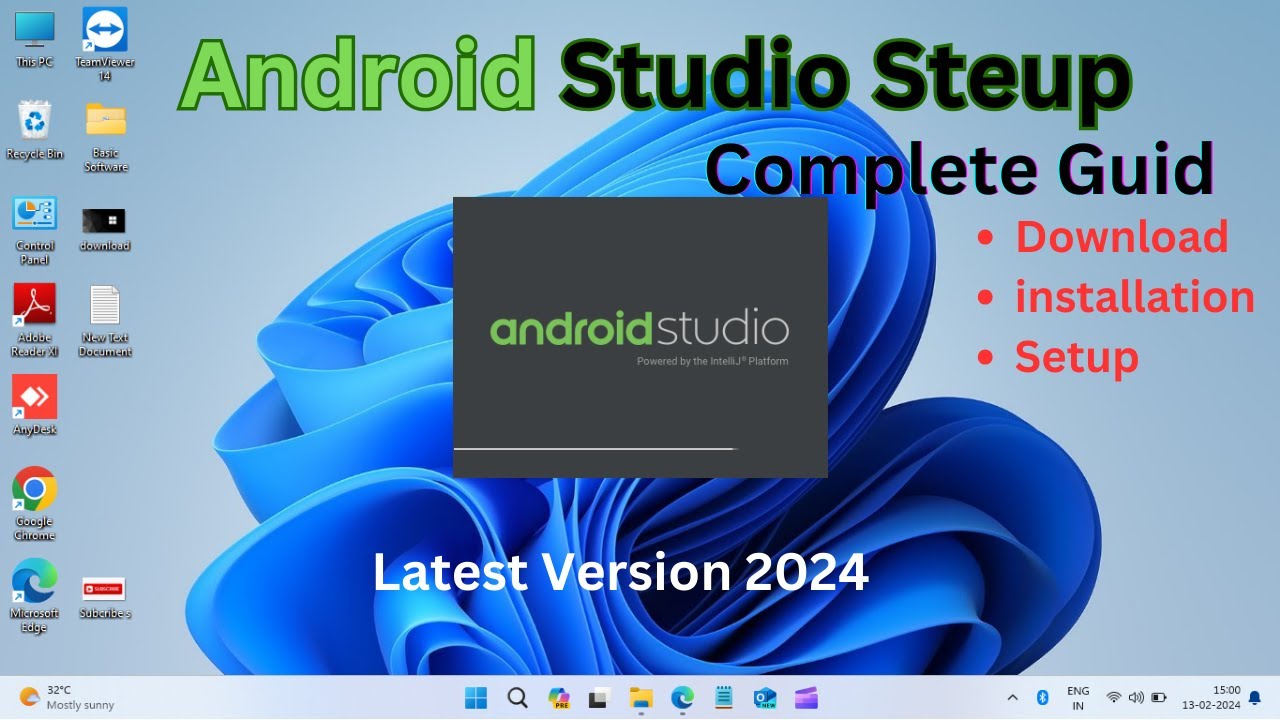 How to install android Studio in windows 11 -step by step II Android Studio setup II on Windows 11