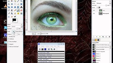 GIMP: How to put on eye makeup