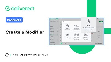 Products | Create a Modifier | Deliverect Explains