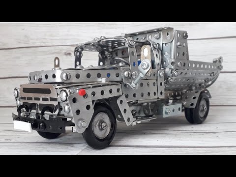 Видео: ЗИЛ 130 ММЗ Самосвал из металлического конструктора