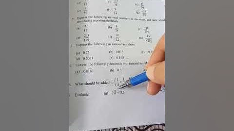 Class 7th Maths, Chapter 3, Rational Numbers, Exercise 3.3
